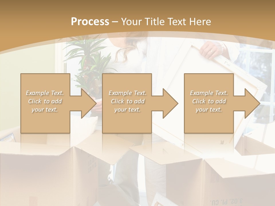Packing Joyful Positive PowerPoint Template