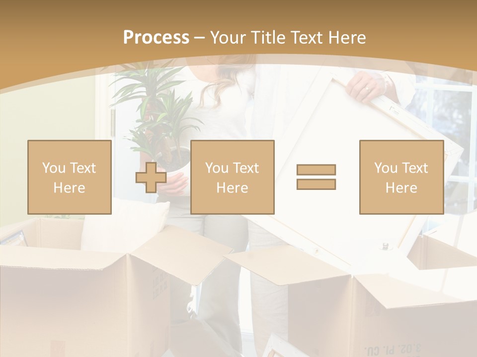 Packing Joyful Positive PowerPoint Template