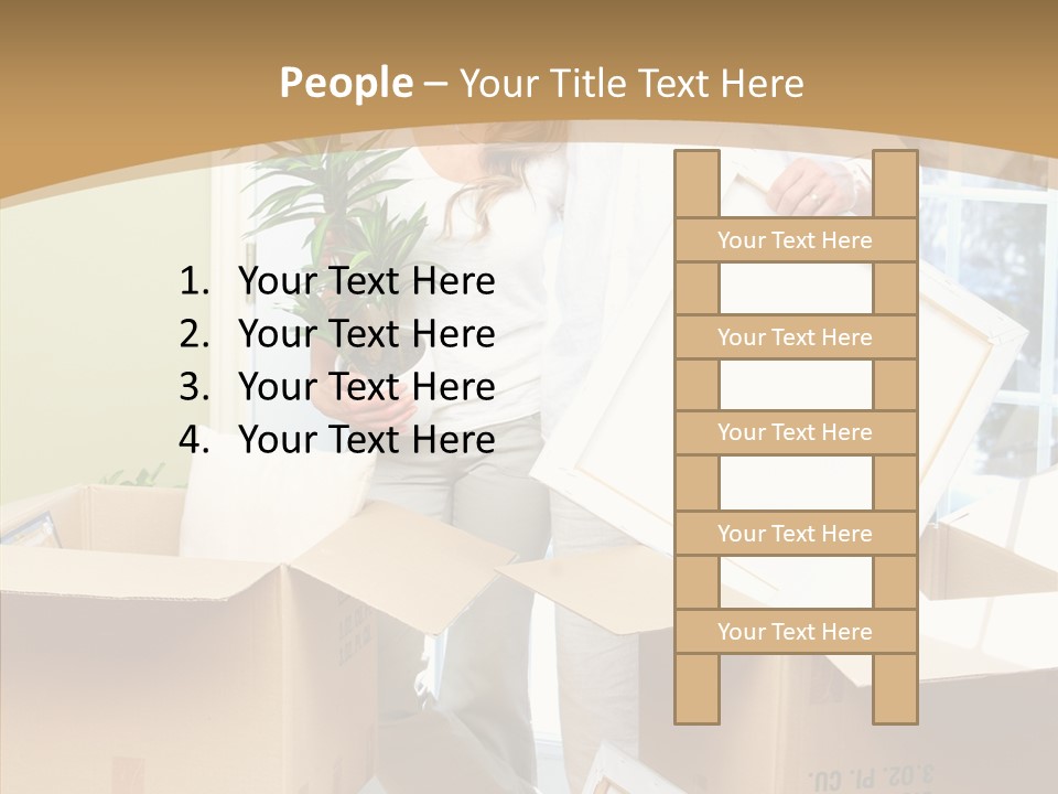 Packing Joyful Positive PowerPoint Template