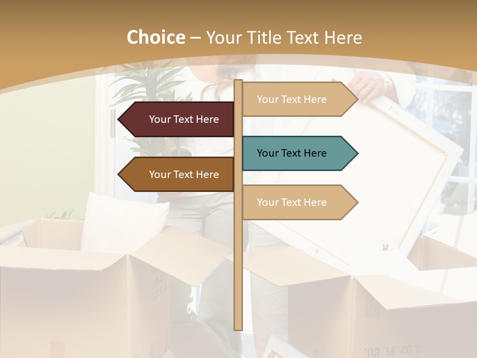 Packing Joyful Positive PowerPoint Template