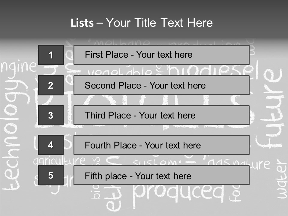Efficiency Vehicle Food PowerPoint Template