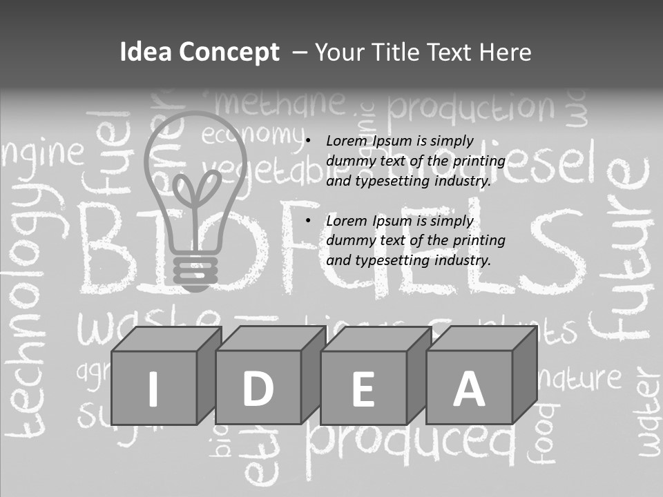 Efficiency Vehicle Food PowerPoint Template