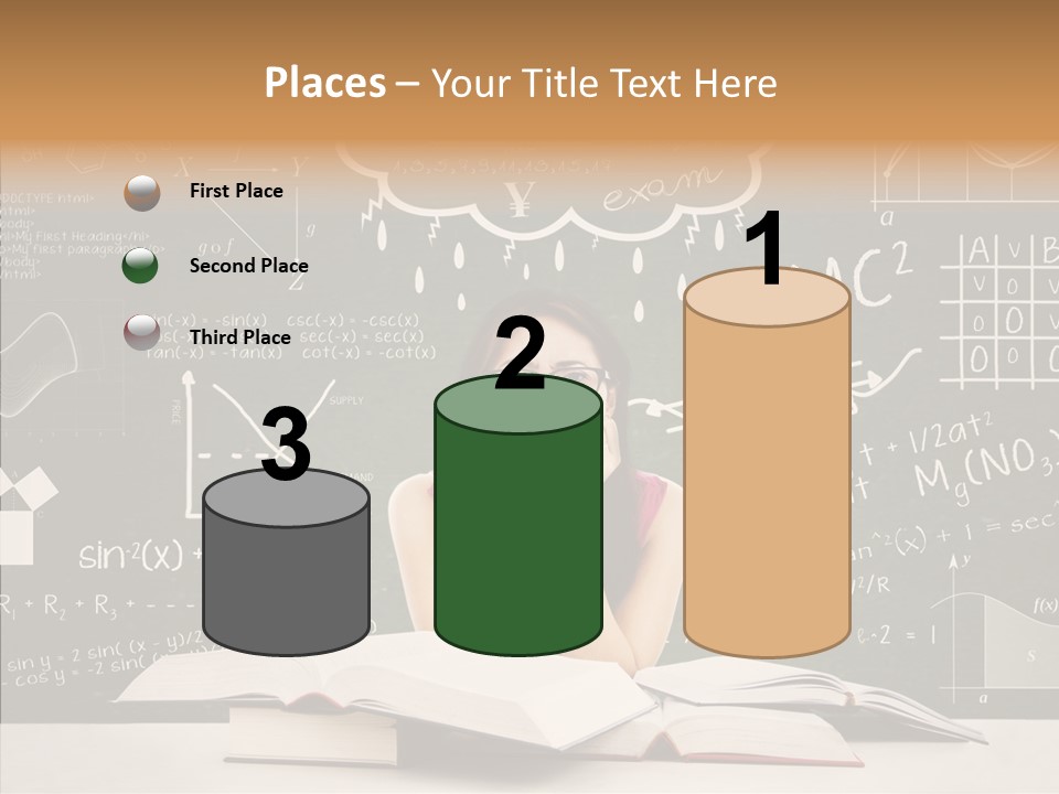 Person Concentration Book PowerPoint Template