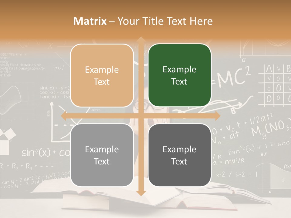Person Concentration Book PowerPoint Template
