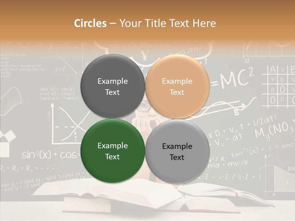 Person Concentration Book PowerPoint Template