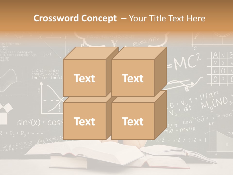 Person Concentration Book PowerPoint Template