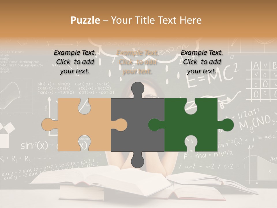 Person Concentration Book PowerPoint Template