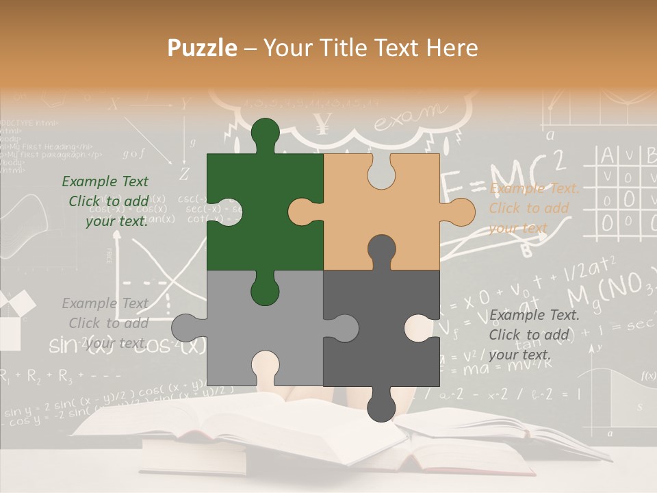 Person Concentration Book PowerPoint Template