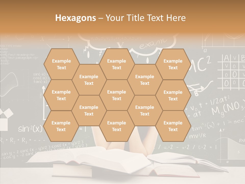 Person Concentration Book PowerPoint Template