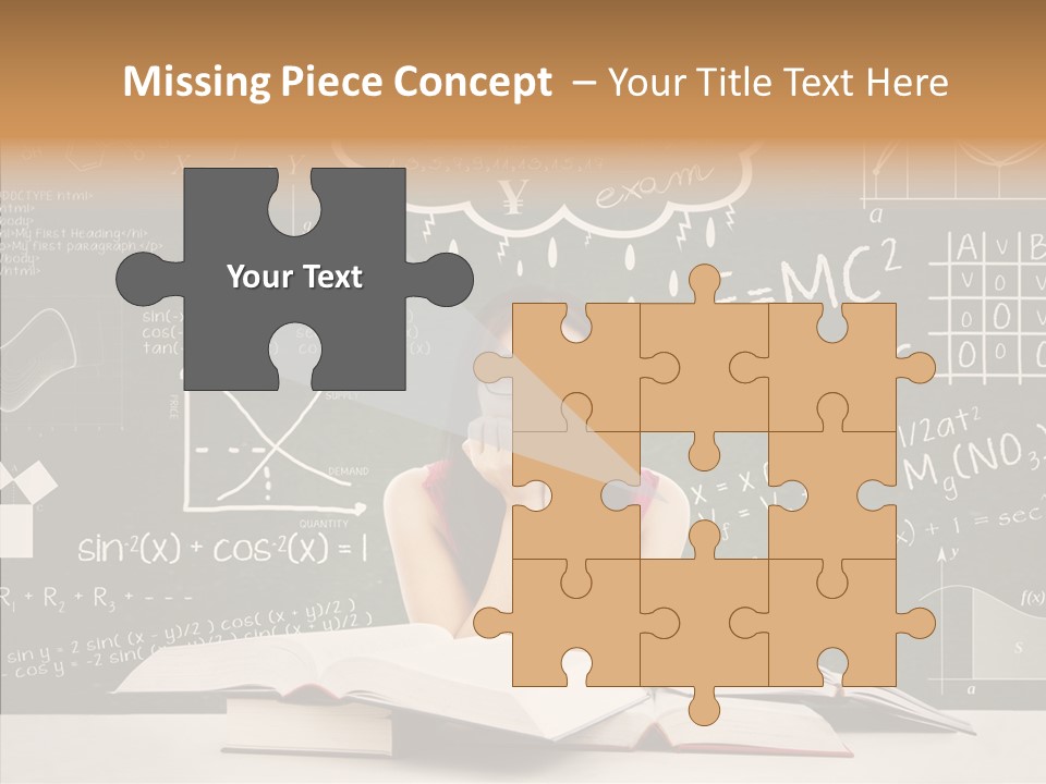 Person Concentration Book PowerPoint Template