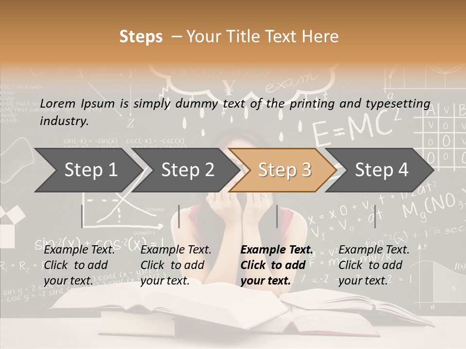 Person Concentration Book PowerPoint Template