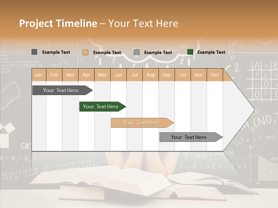Person Concentration Book PowerPoint Template