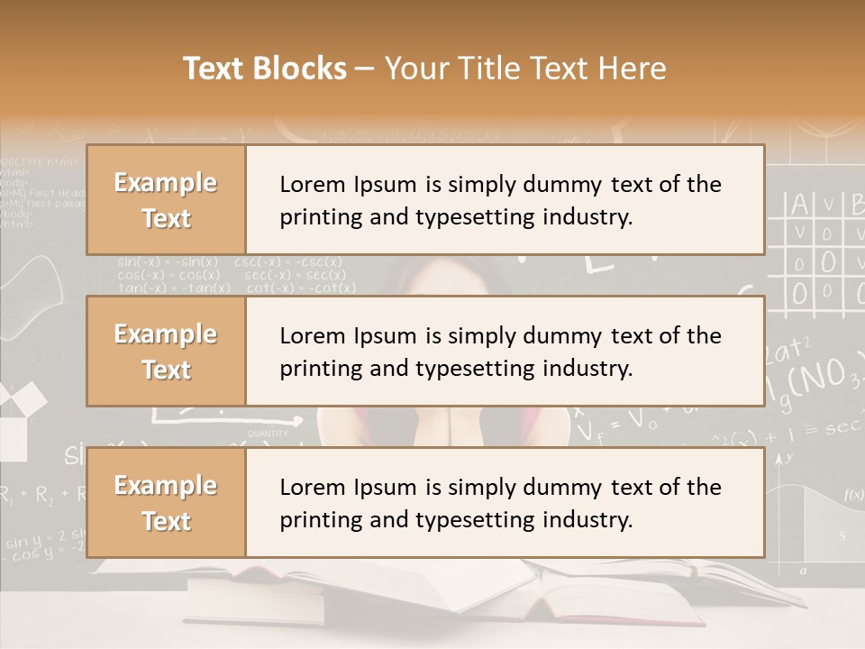 Person Concentration Book PowerPoint Template