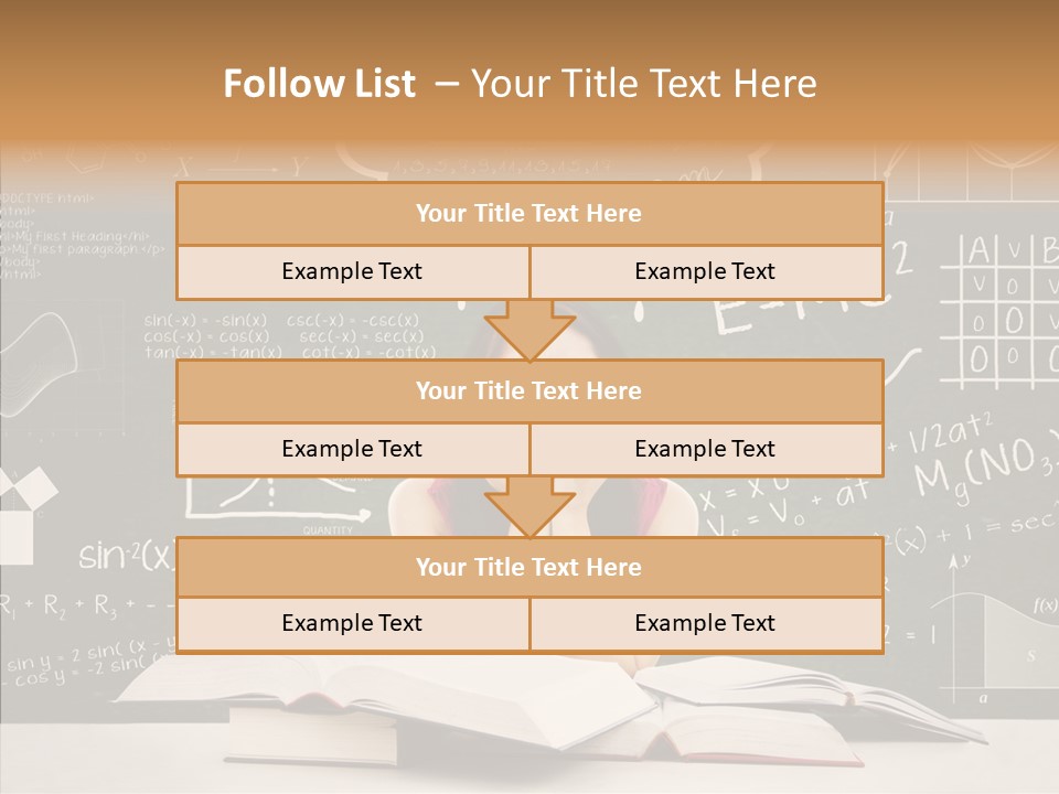 Person Concentration Book PowerPoint Template