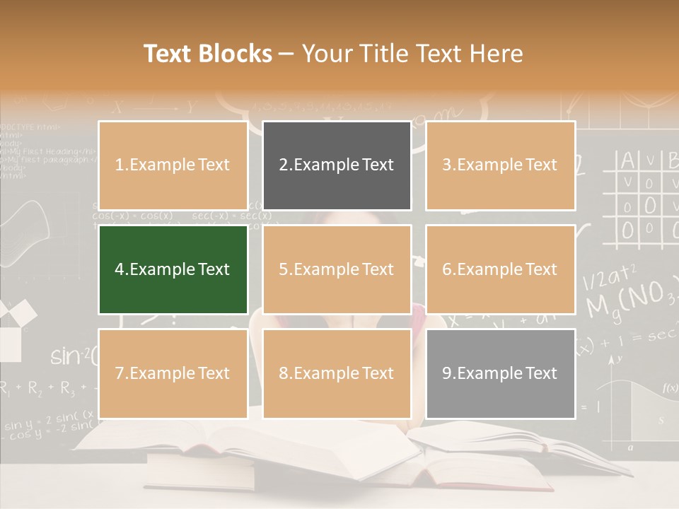 Person Concentration Book PowerPoint Template