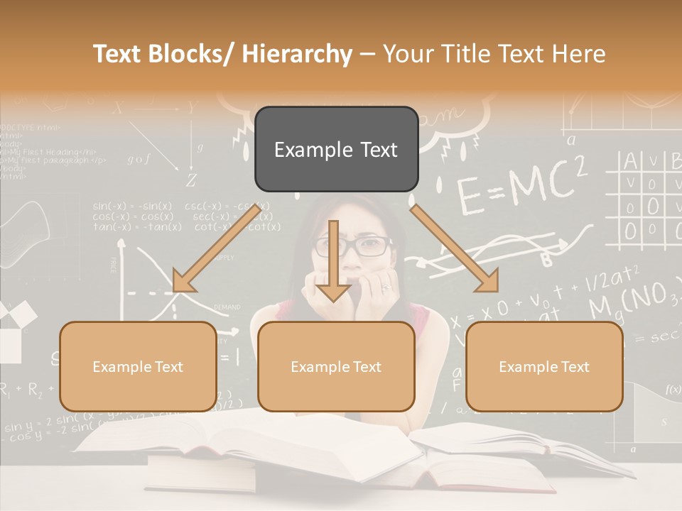 Person Concentration Book PowerPoint Template
