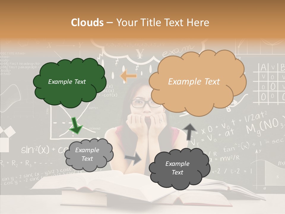 Person Concentration Book PowerPoint Template