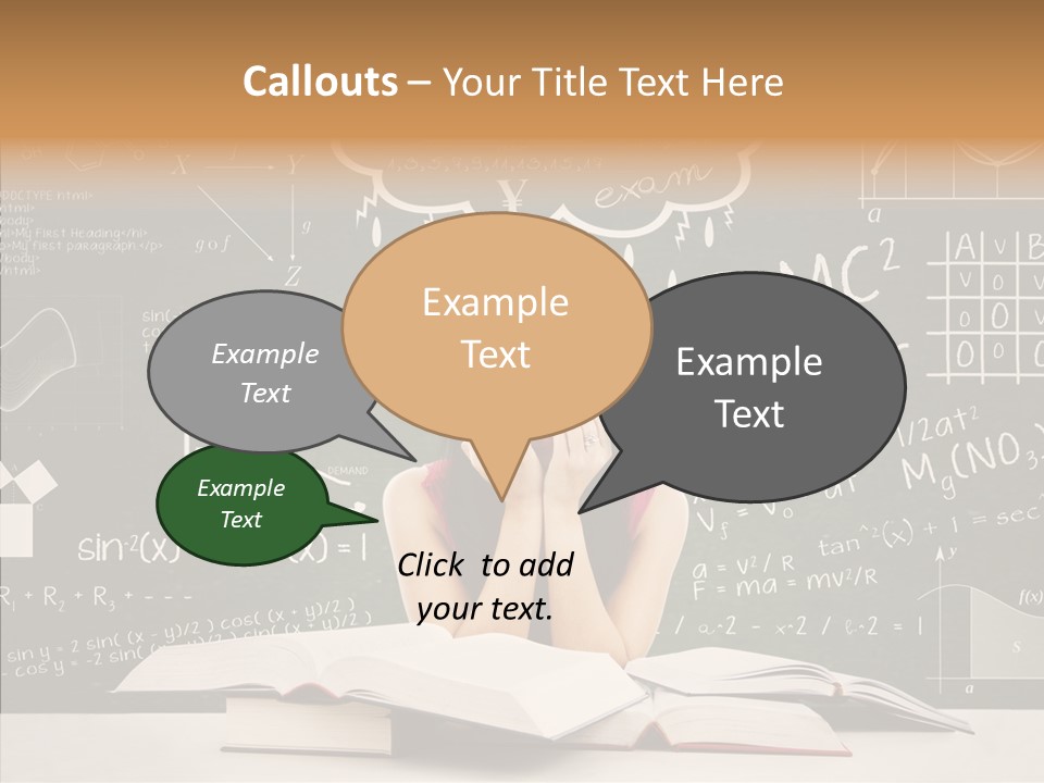 Person Concentration Book PowerPoint Template