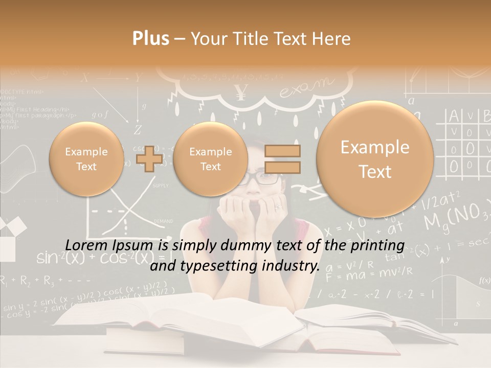 Person Concentration Book PowerPoint Template