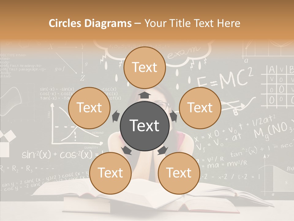 Person Concentration Book PowerPoint Template
