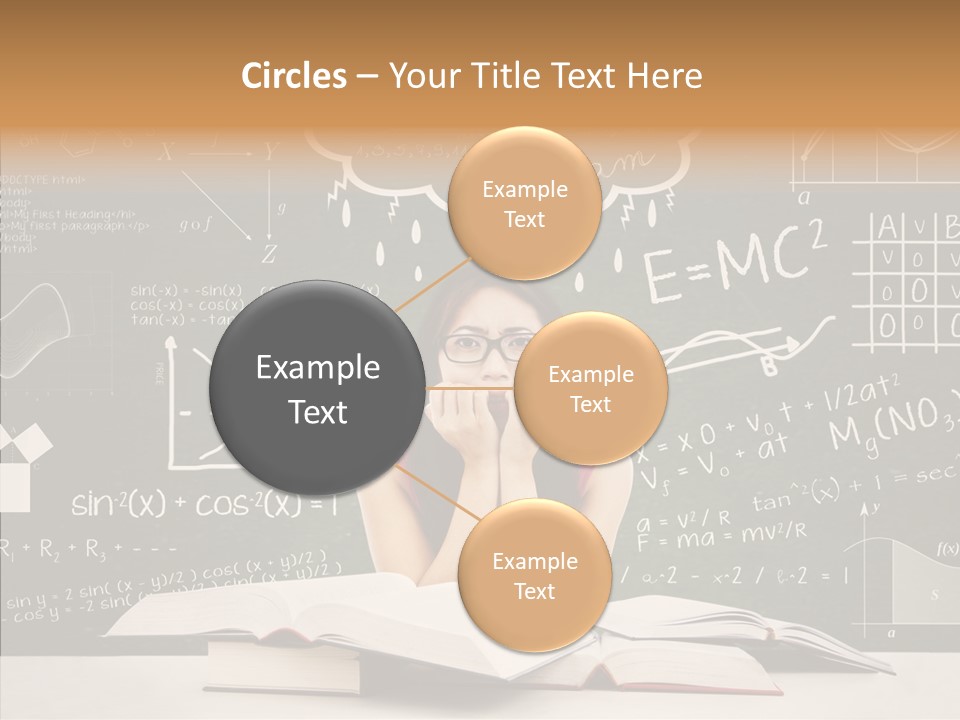 Person Concentration Book PowerPoint Template