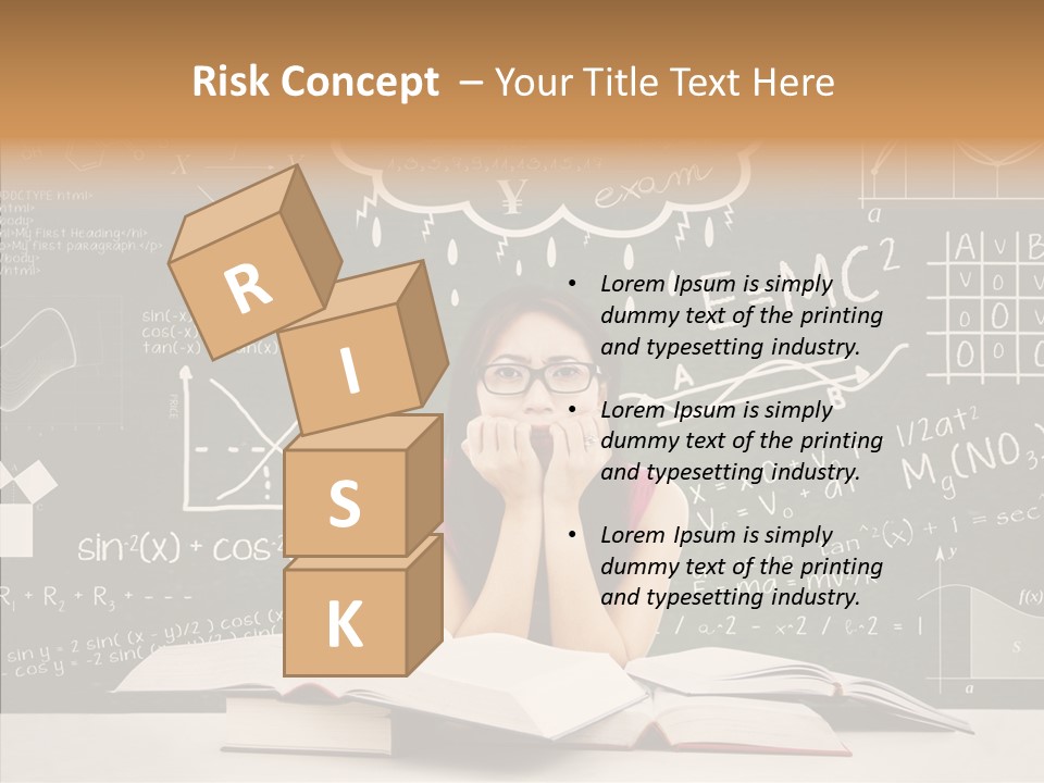 Person Concentration Book PowerPoint Template