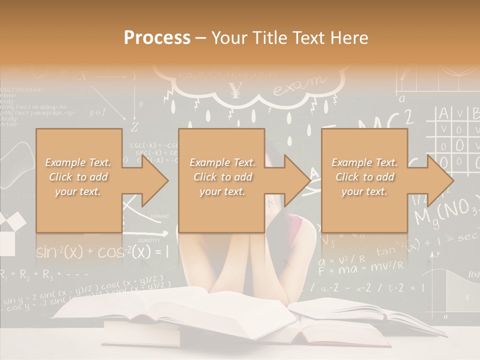 Person Concentration Book PowerPoint Template