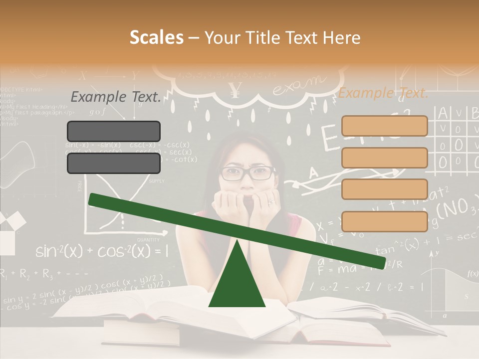 Person Concentration Book PowerPoint Template