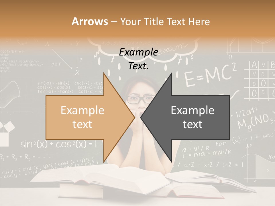 Person Concentration Book PowerPoint Template