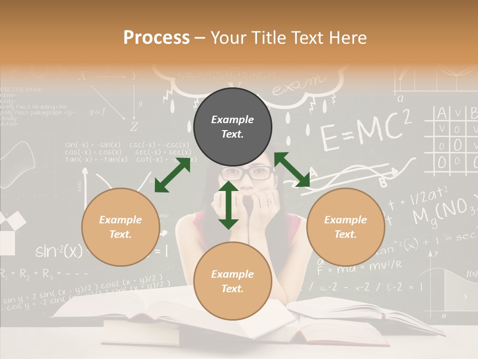 Person Concentration Book PowerPoint Template