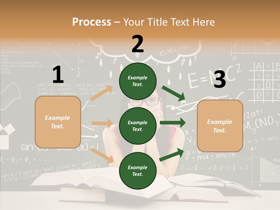 Person Concentration Book PowerPoint Template