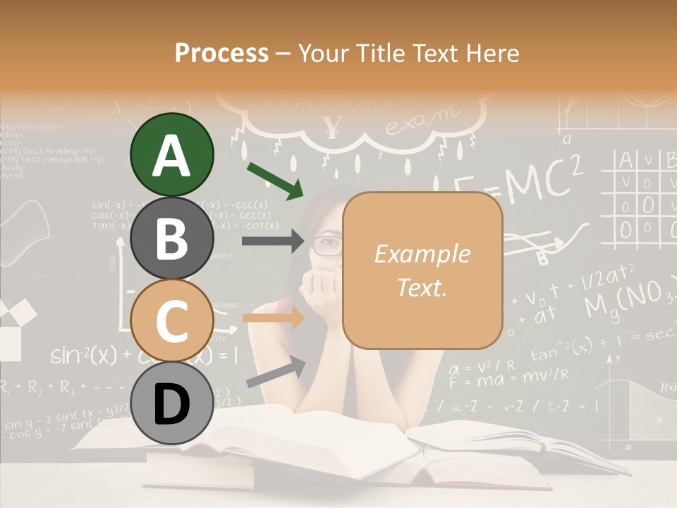 Person Concentration Book PowerPoint Template