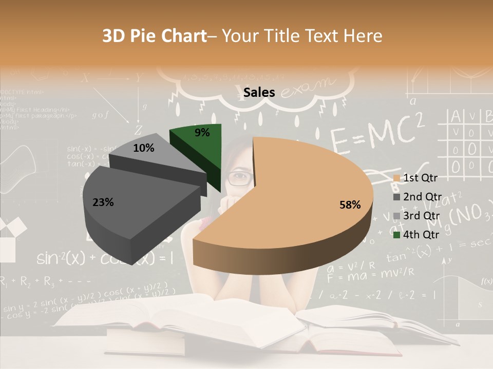 Person Concentration Book PowerPoint Template
