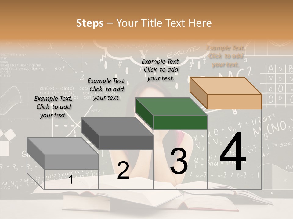 Person Concentration Book PowerPoint Template