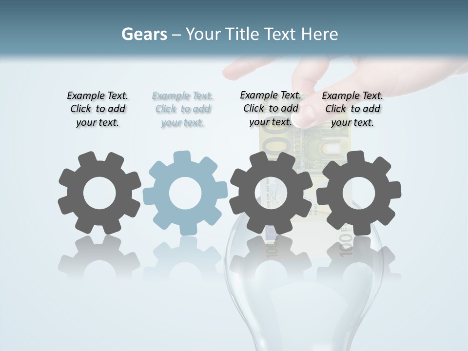 Motivation White Invention PowerPoint Template