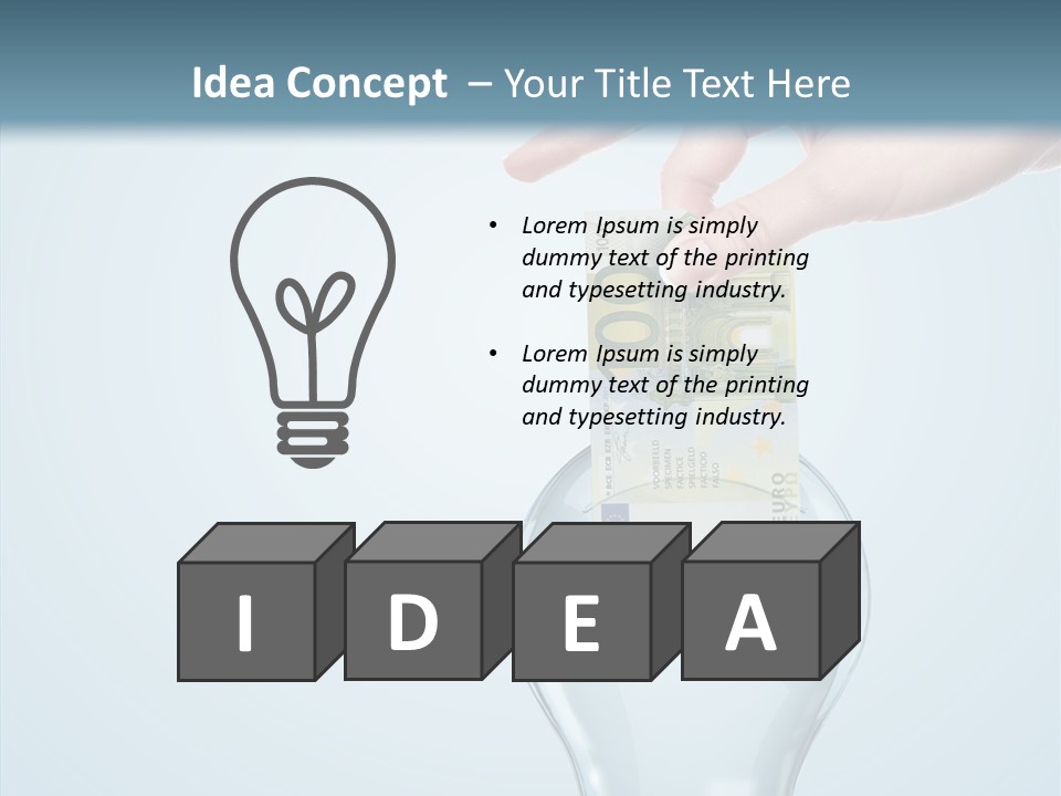 Motivation White Invention PowerPoint Template