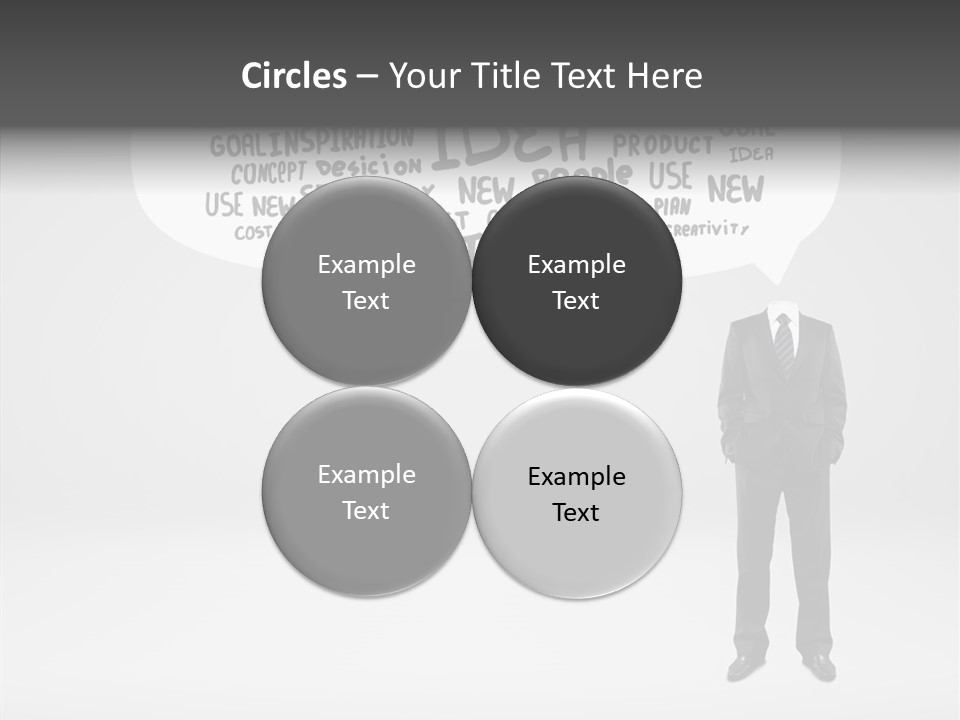 Contemplation Leadership Young PowerPoint Template