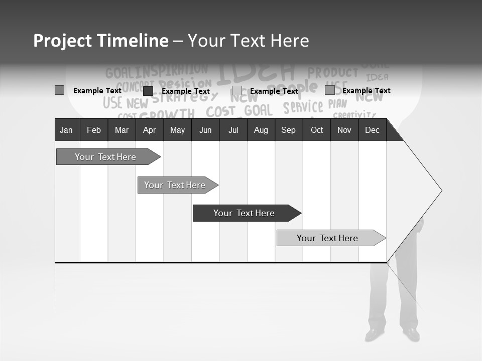 Contemplation Leadership Young PowerPoint Template