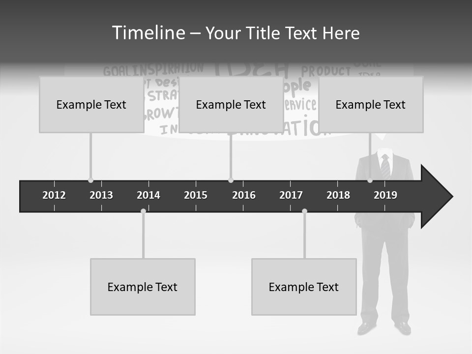 Contemplation Leadership Young PowerPoint Template