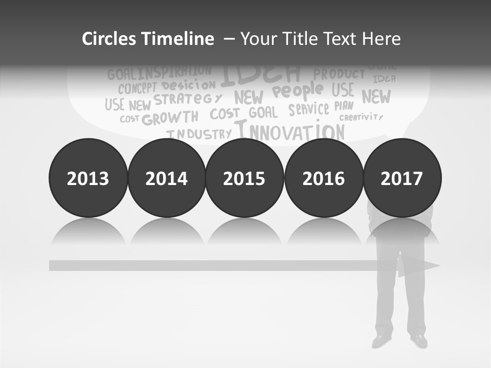 Contemplation Leadership Young PowerPoint Template