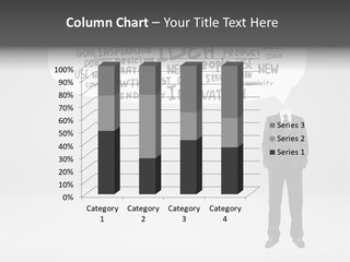 Contemplation Leadership Young PowerPoint Template