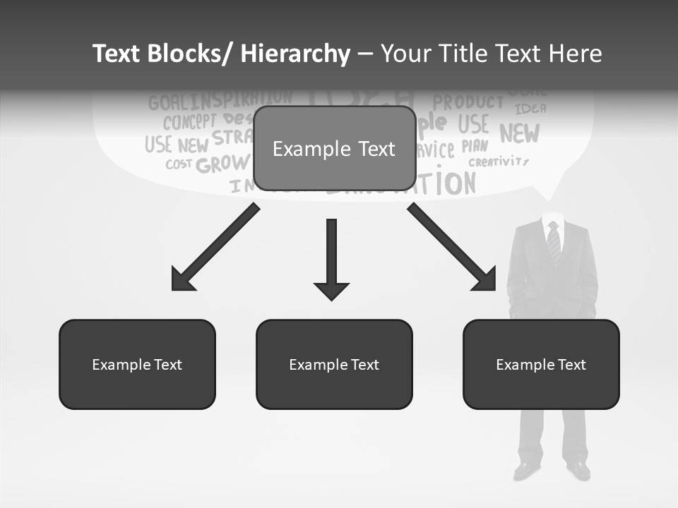Contemplation Leadership Young PowerPoint Template