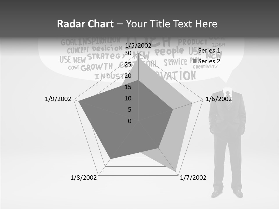 Contemplation Leadership Young PowerPoint Template