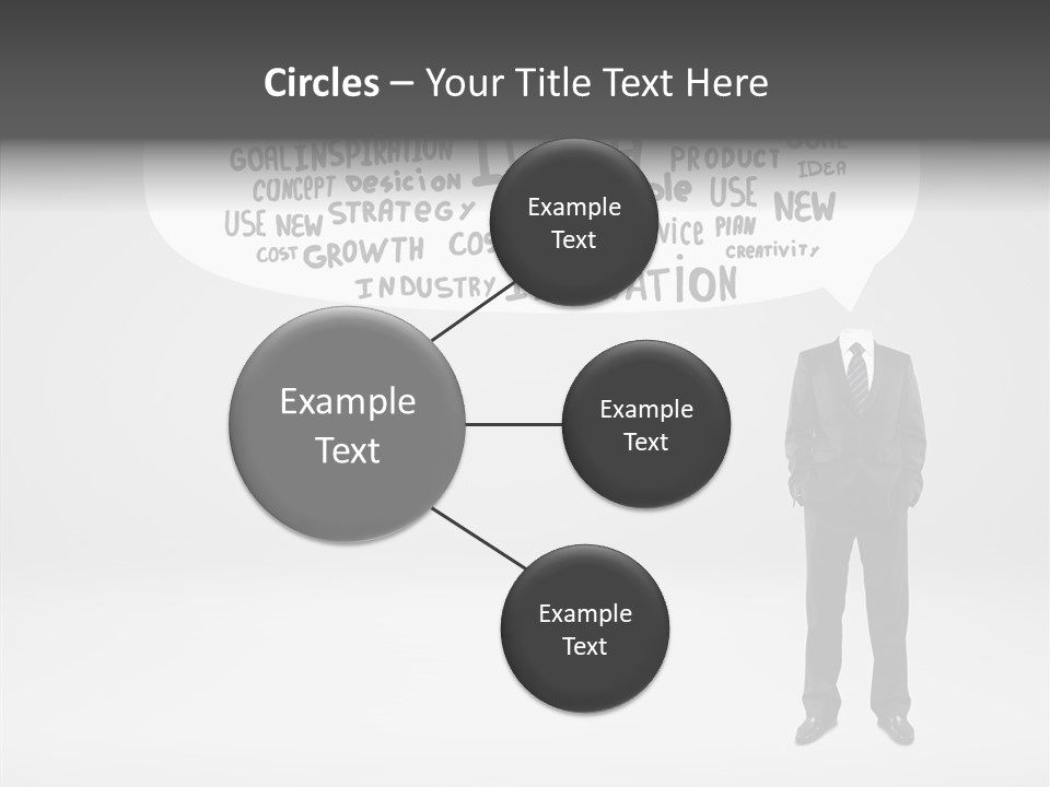 Contemplation Leadership Young PowerPoint Template