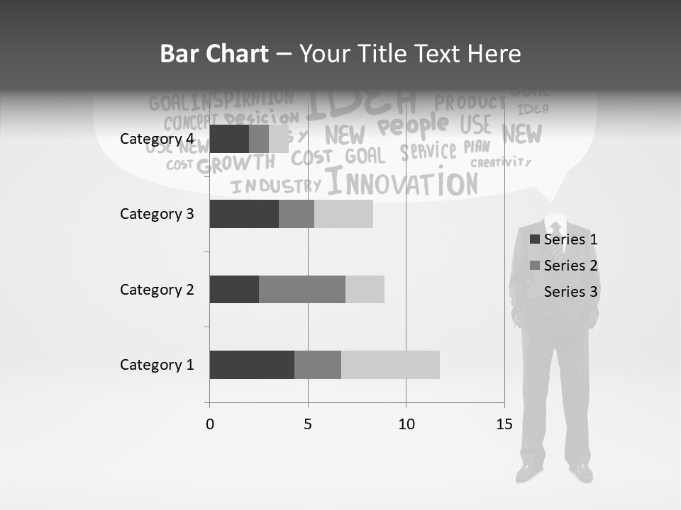 Contemplation Leadership Young PowerPoint Template