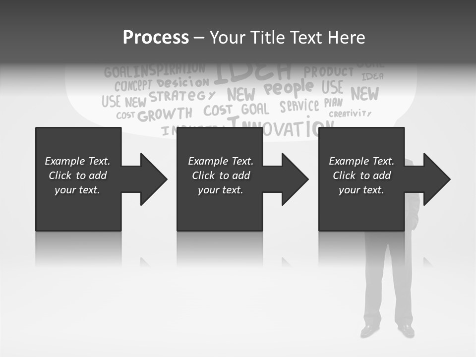 Contemplation Leadership Young PowerPoint Template