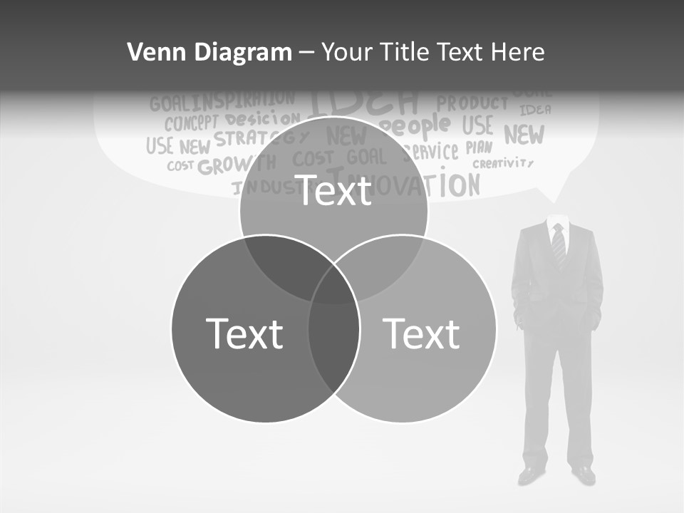 Contemplation Leadership Young PowerPoint Template