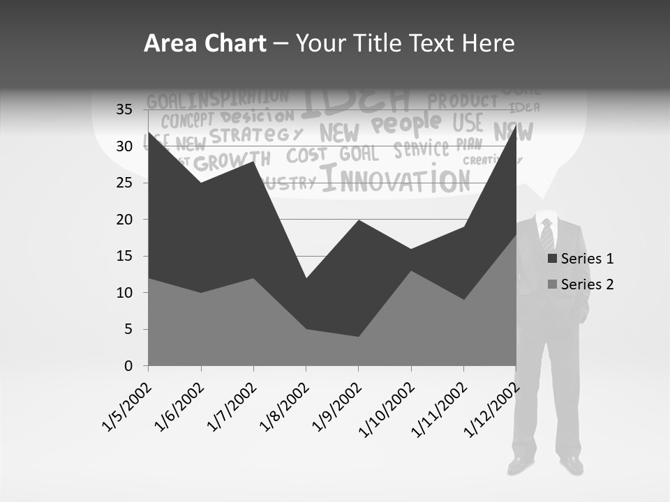 Contemplation Leadership Young PowerPoint Template