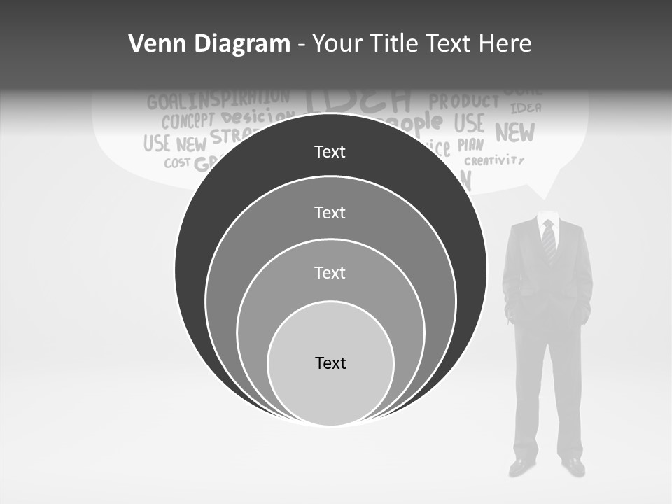 Contemplation Leadership Young PowerPoint Template