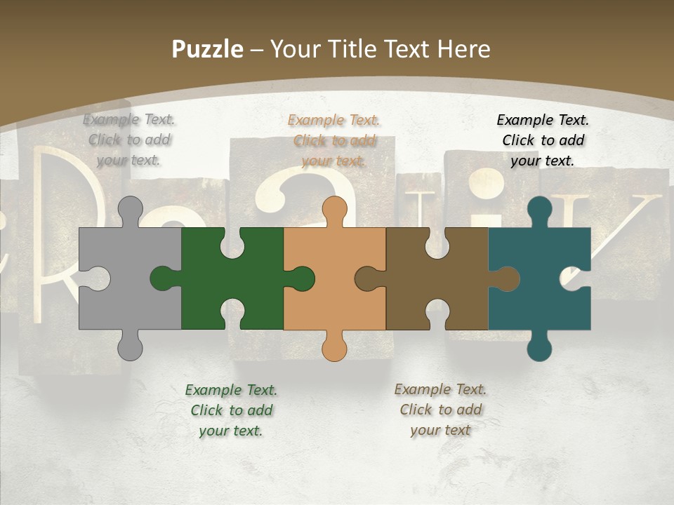 Traditional Type Word PowerPoint Template